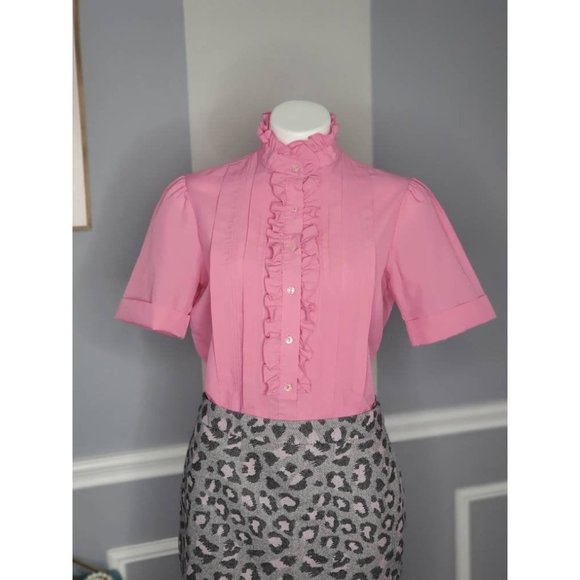 70s Button Up, Vintage Button Up Blouse - Picture 6 of 8